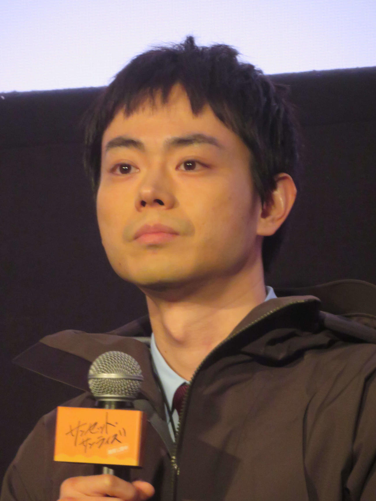 映画「サンセット・サンライズ」公開御礼舞台あいさつに出席した菅田将暉（2025年1月31日）