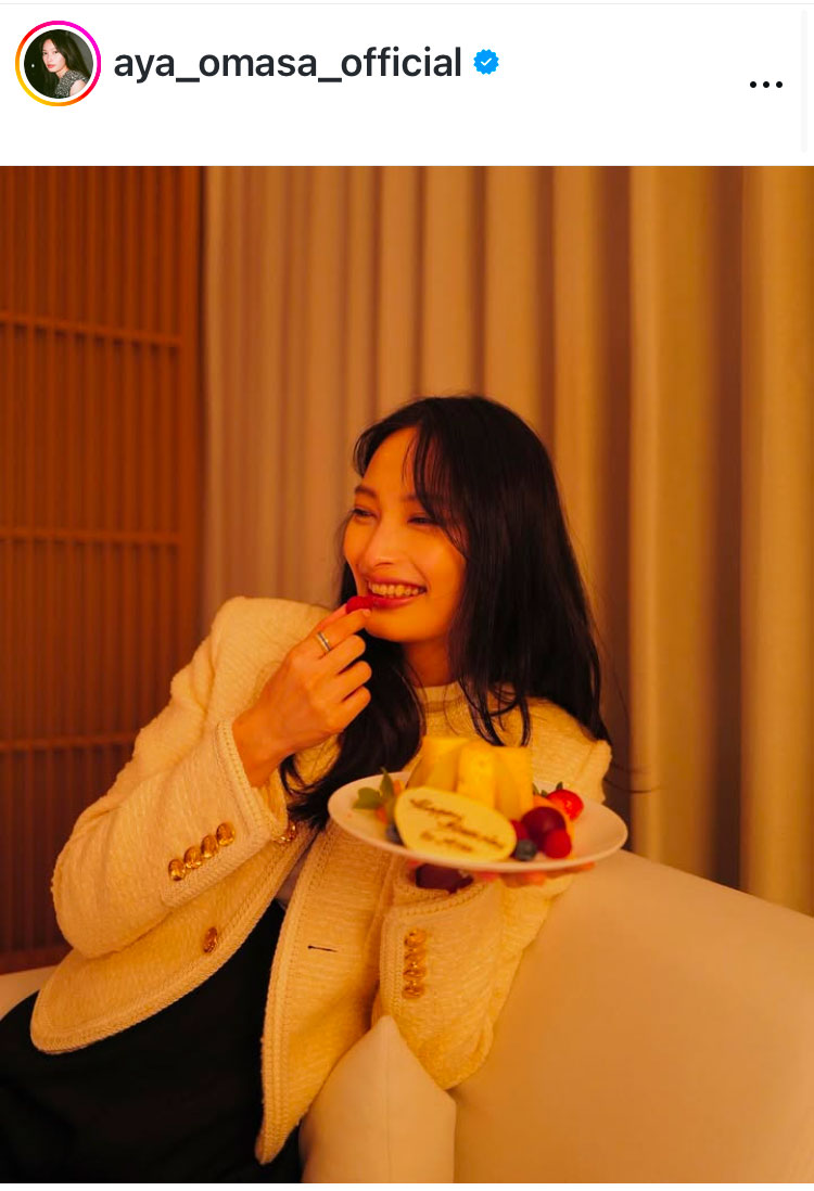大政絢のインスタグラムから