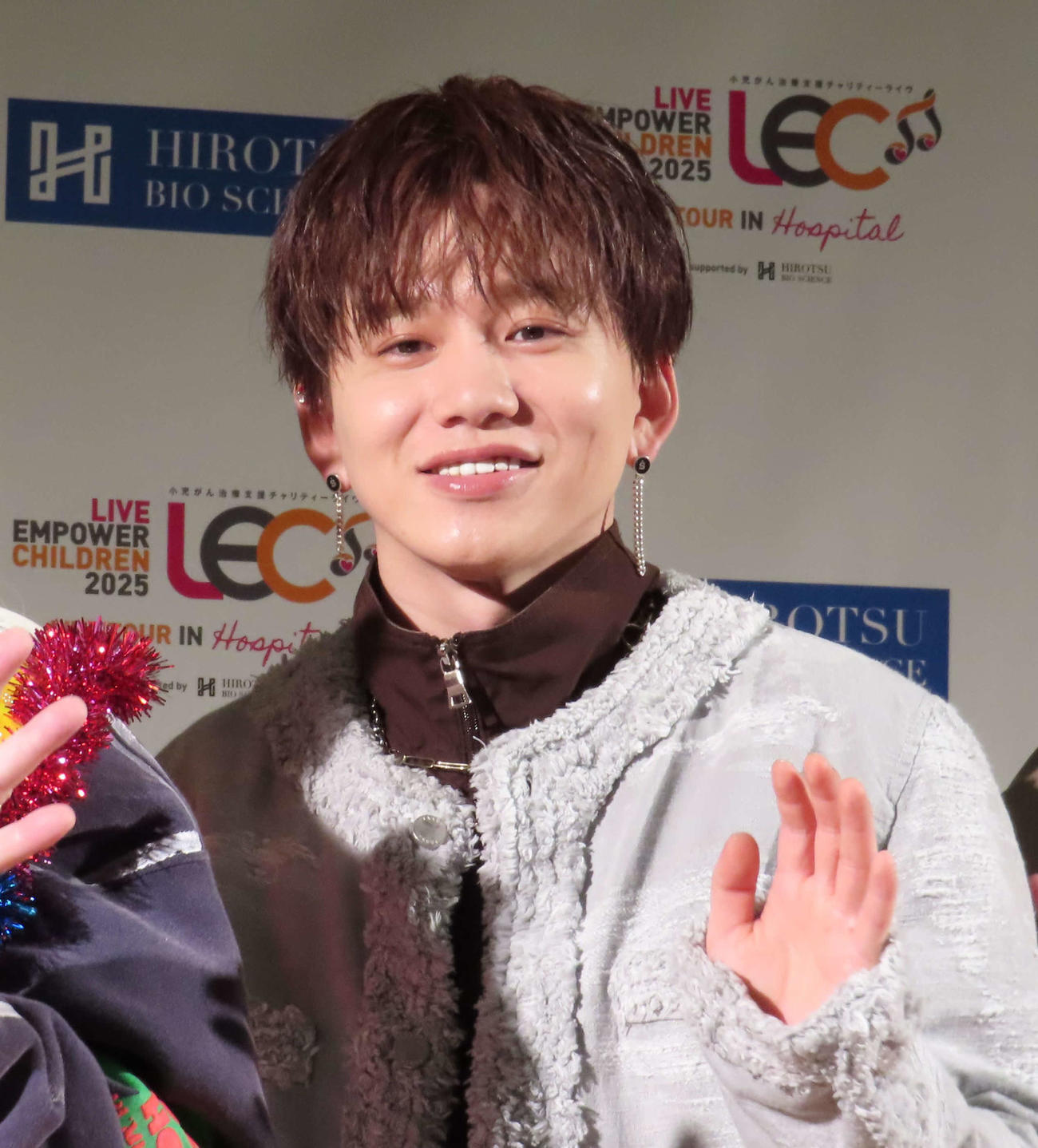 「LIVE EMPOWER CHILDREN 2025 LIVE TOUR IN HOSPITAL」に出演した花村想太