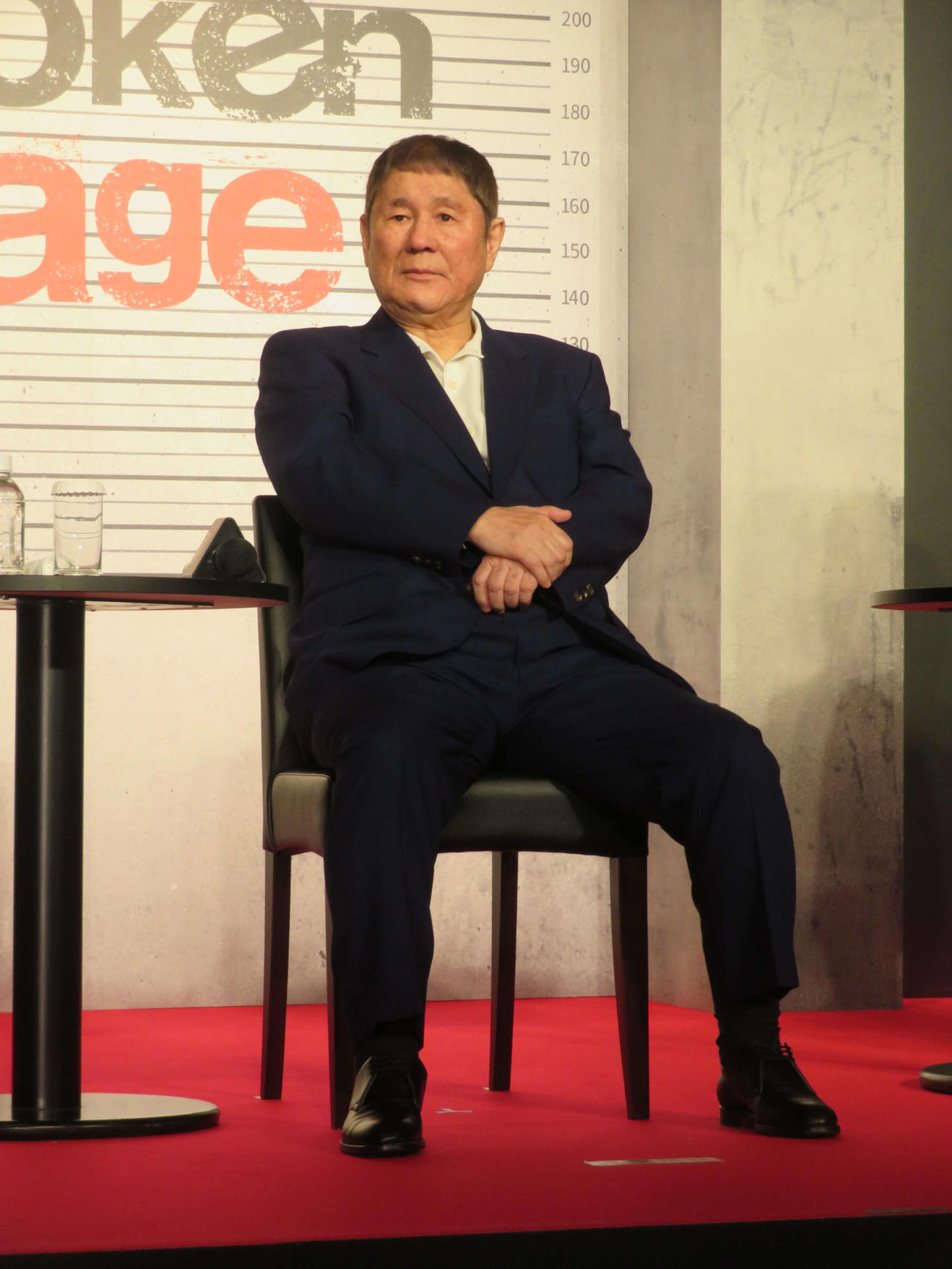「Broken Rage（ブロークンレイジ）」配信記念記者会見に出席した北野武監督（撮影・村上幸将）