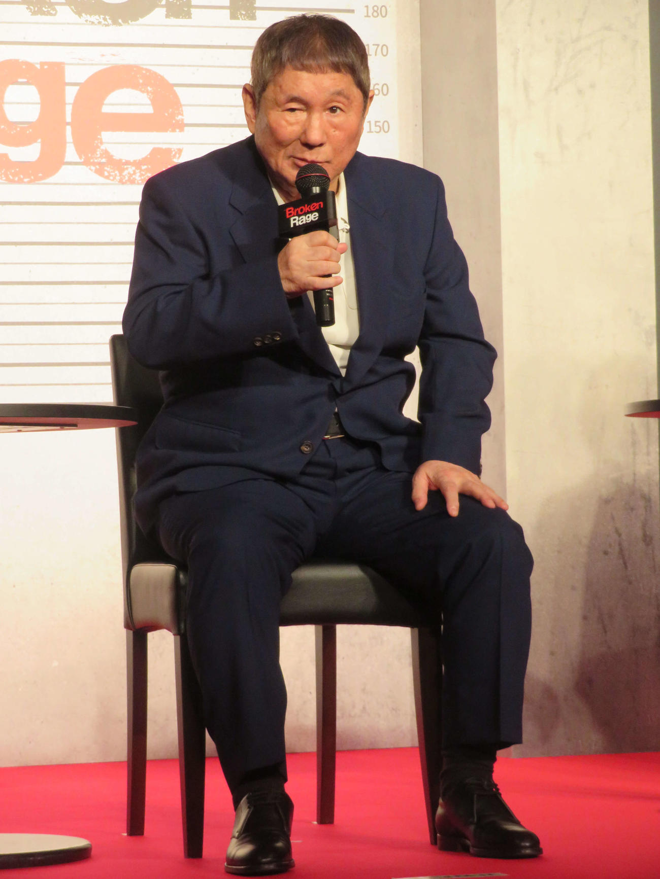 「Broken Rage（ブロークンレイジ）」配信記念記者会見に出席した北野武監督（撮影・村上幸将）