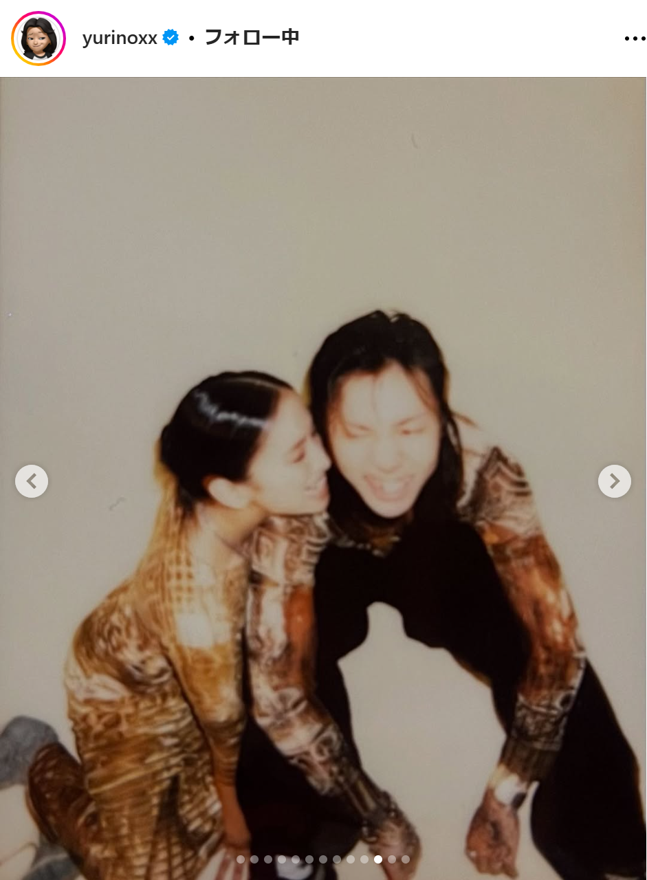 YURINOのインスタグラムから