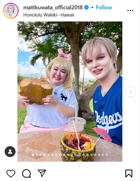 Matt Roseのインスタグラムから