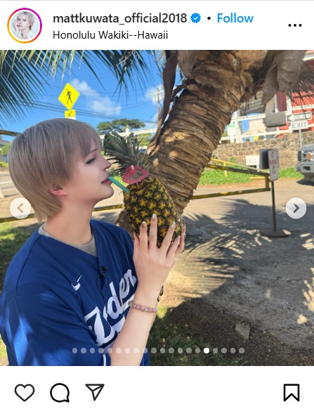 Matt Roseのインスタグラムから