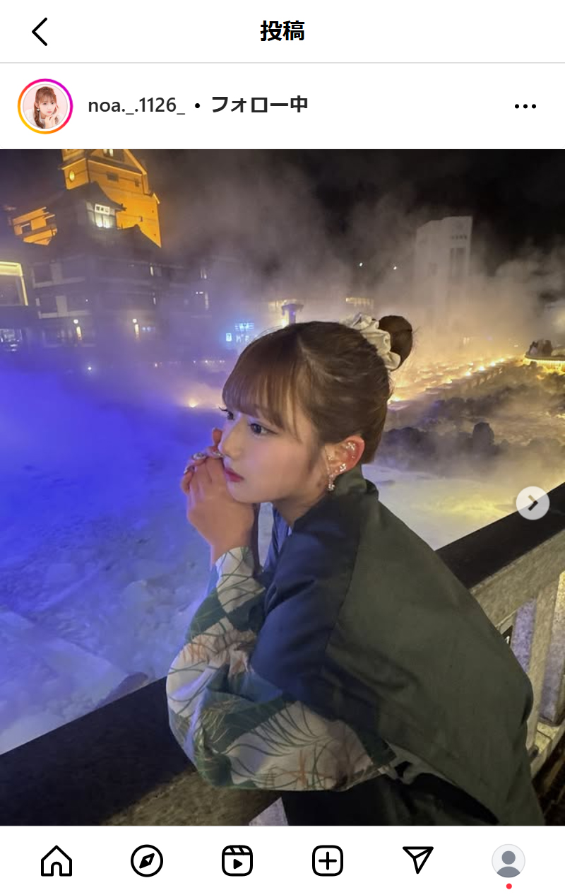 希空のインスタグラムから