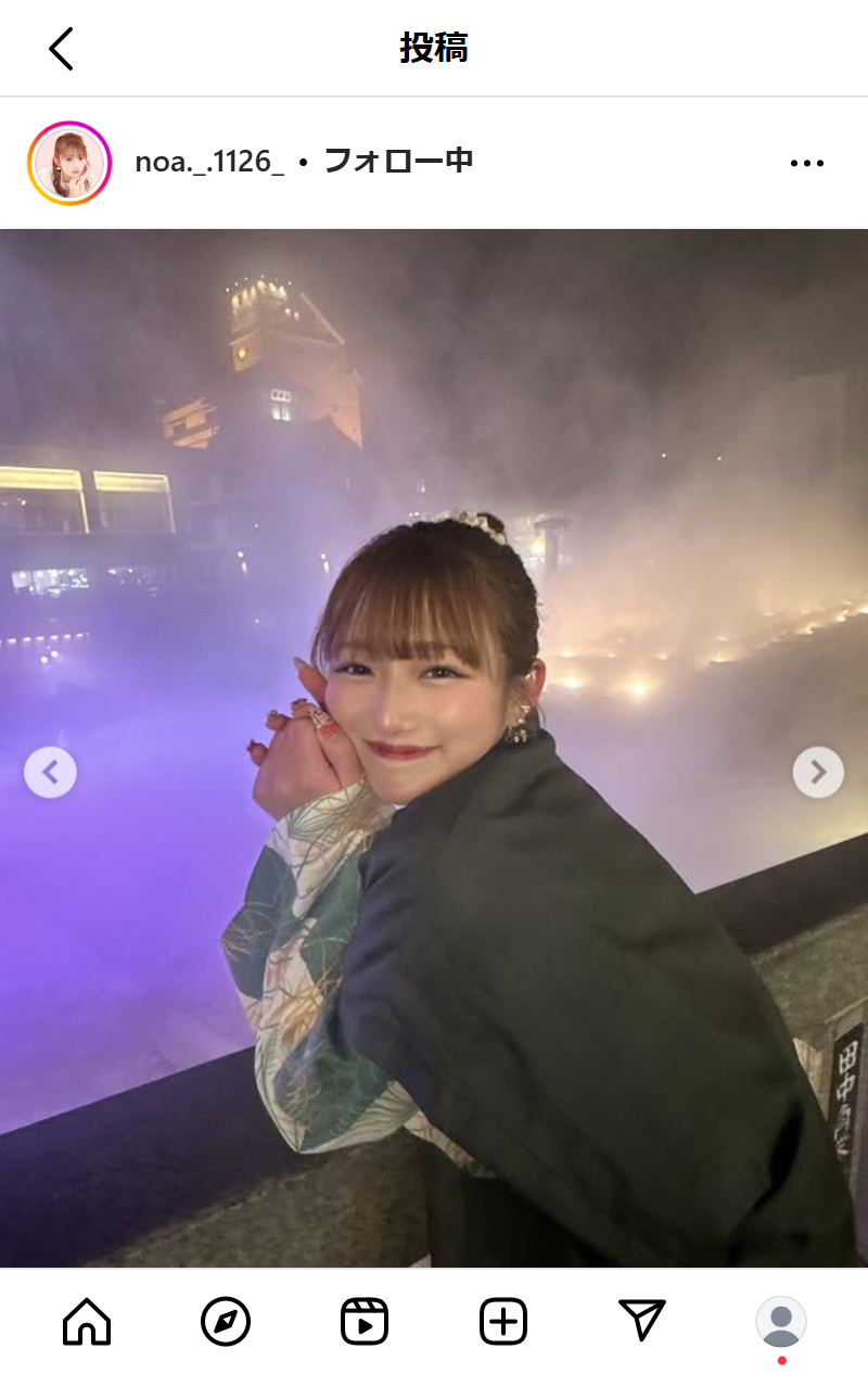 希空のインスタグラムから