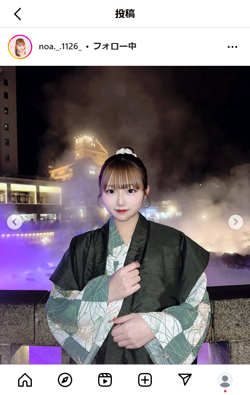 希空のインスタグラムから