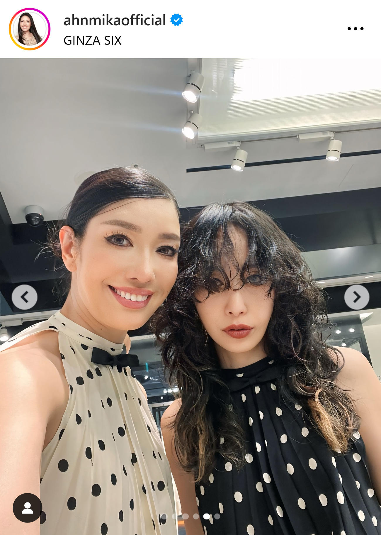 アンミカのインスタグラムから
