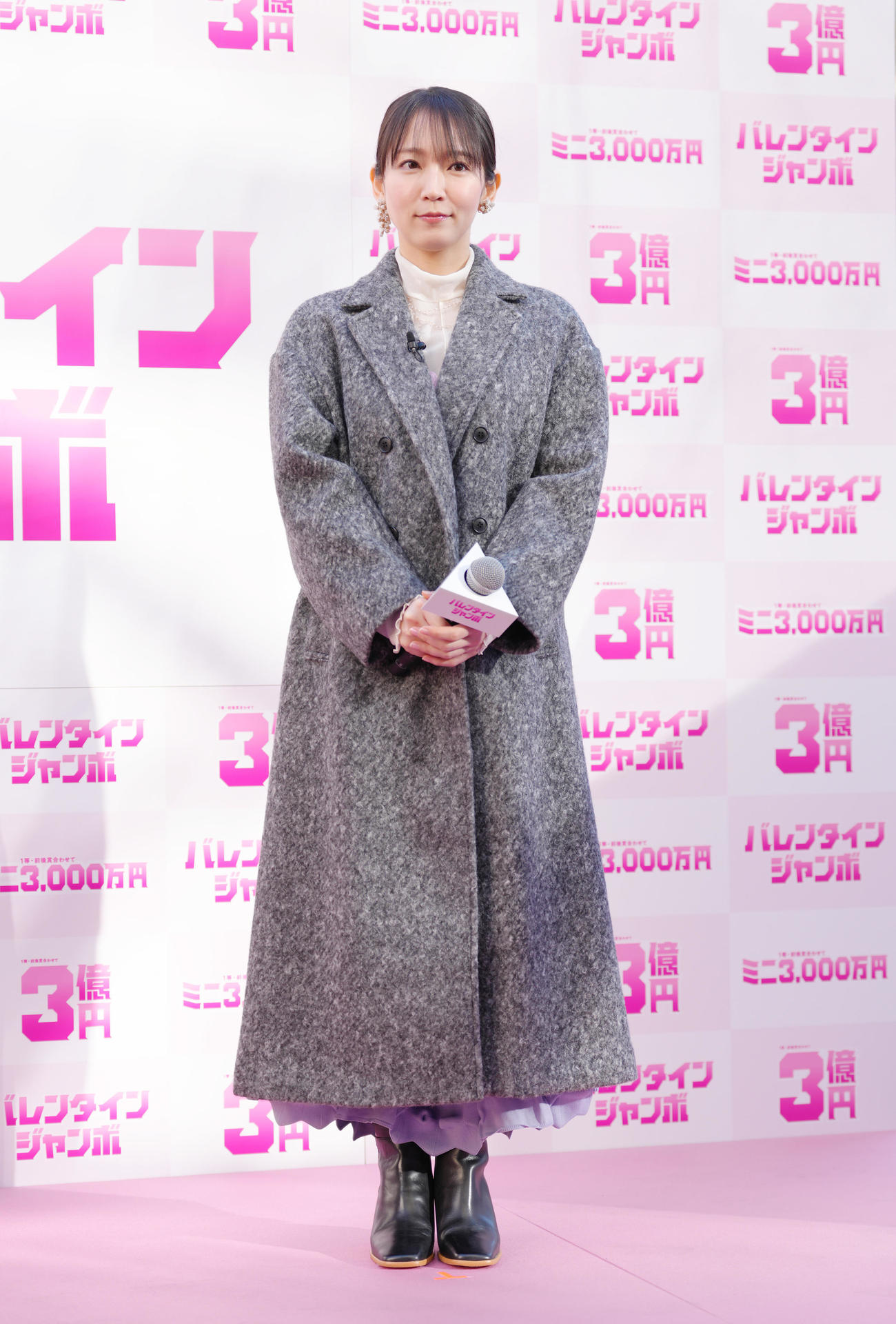 イベントに登場した吉岡里帆（撮影・足立雅史）