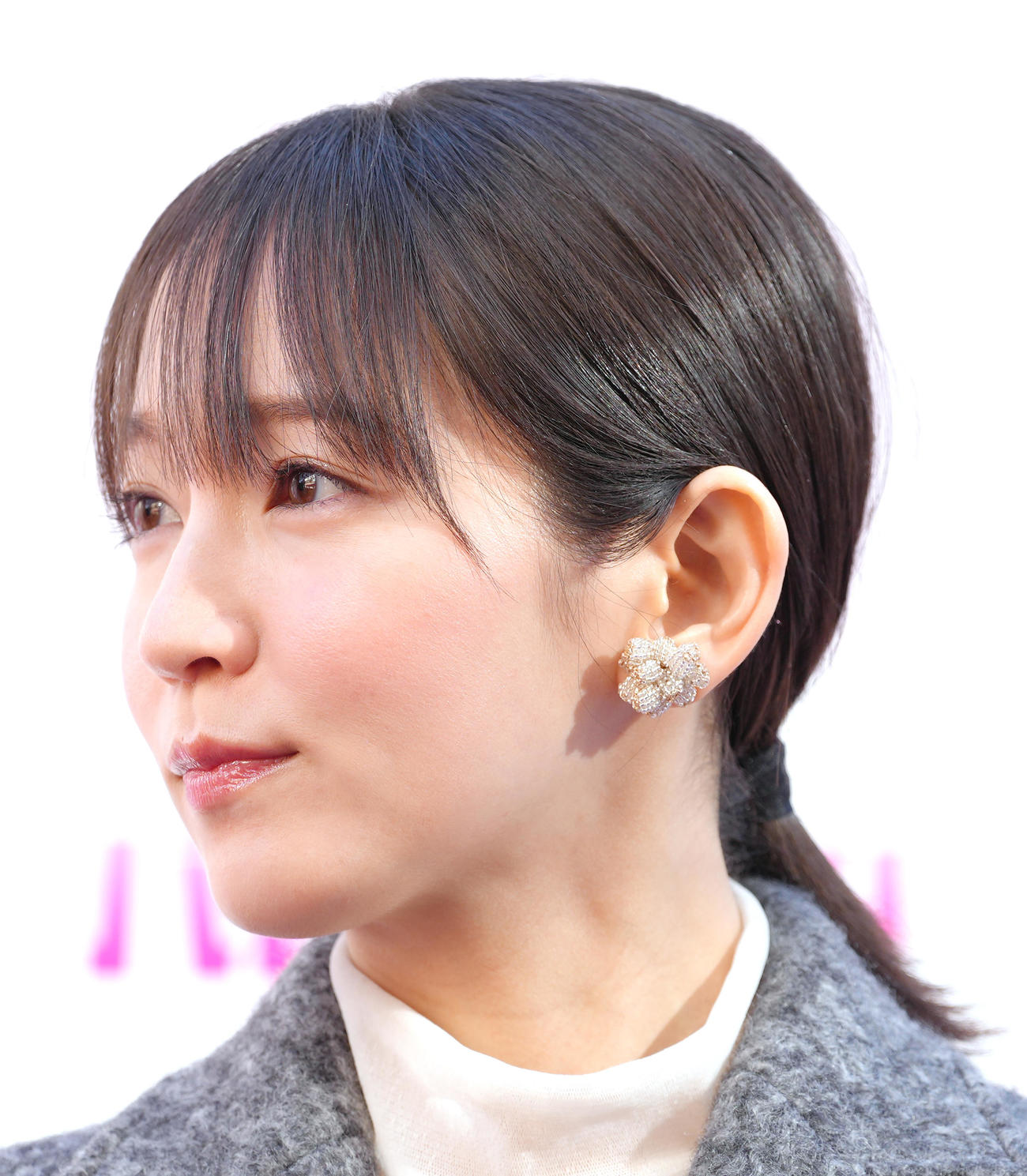 イベントに登場した吉岡里帆（撮影・足立雅史）