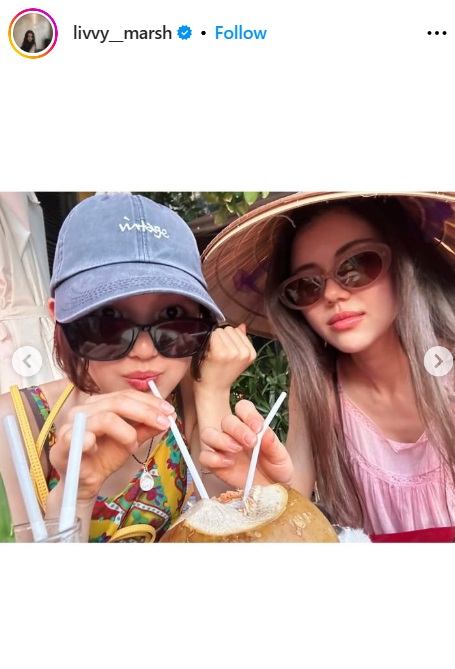 オリビア・マーシュのインスタから