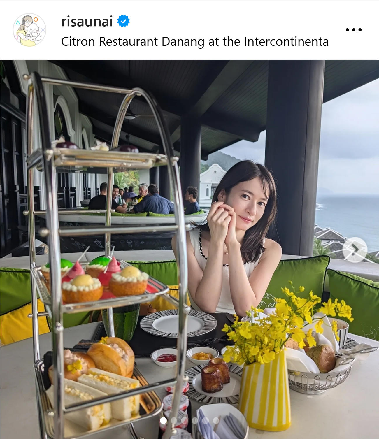TBS宇内梨沙アナのインスタグラムから
