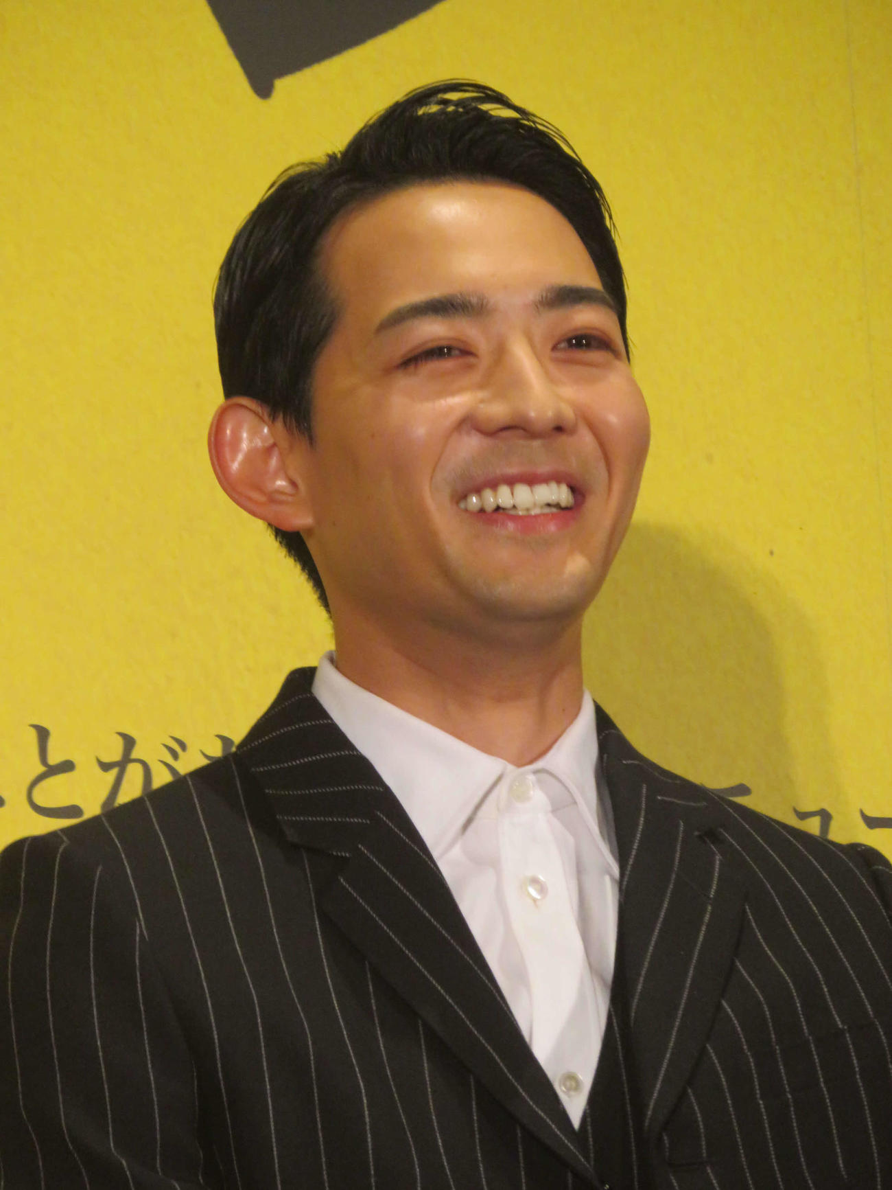 映画「ショウタイムセブン」公開記念舞台あいさつに出席した竜星涼