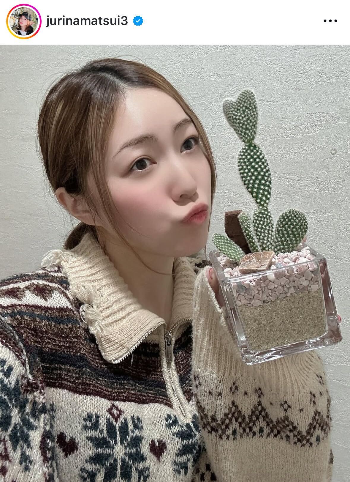 松井珠理奈のインスタグラムから