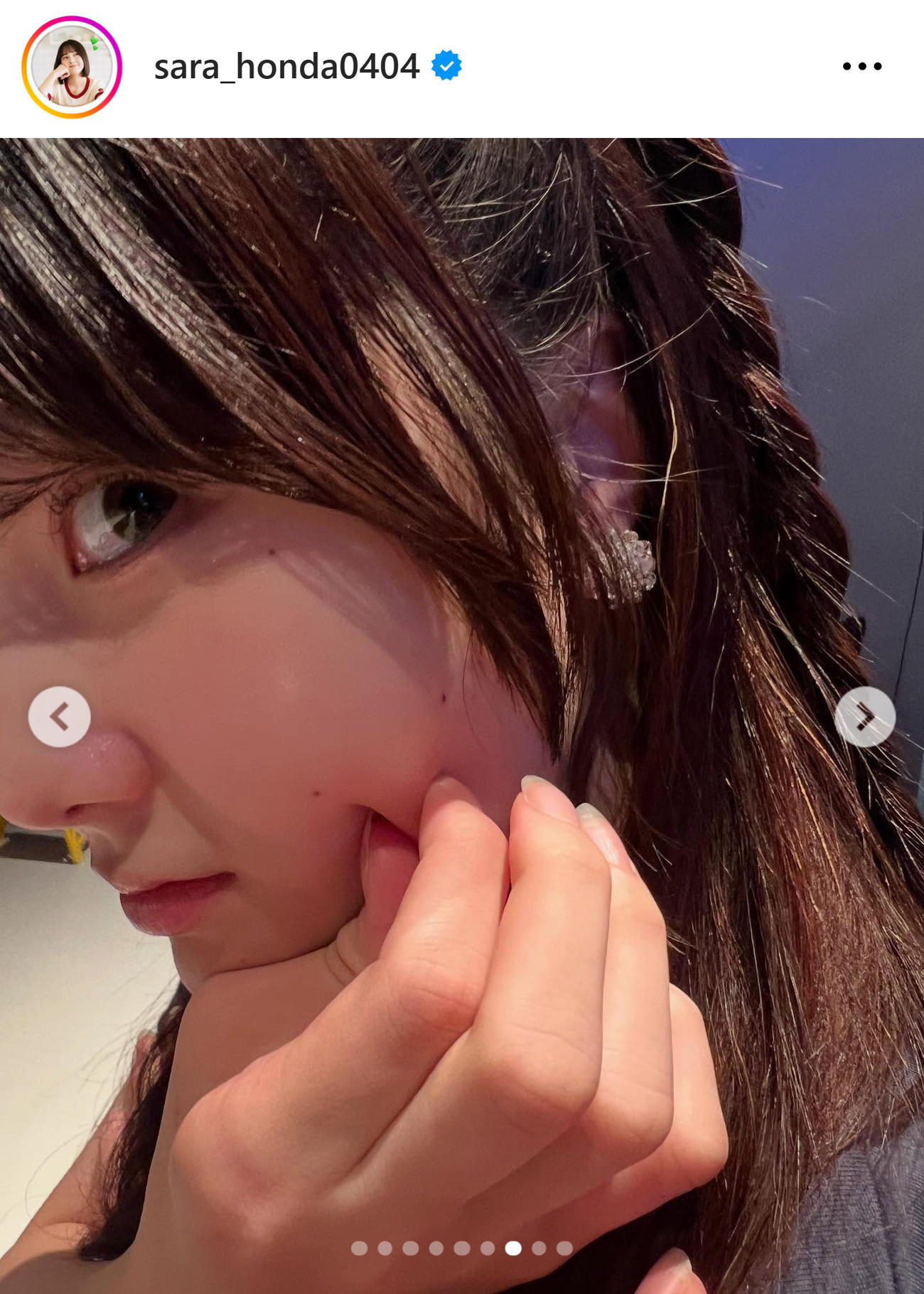 本田紗来のインスタグラムから