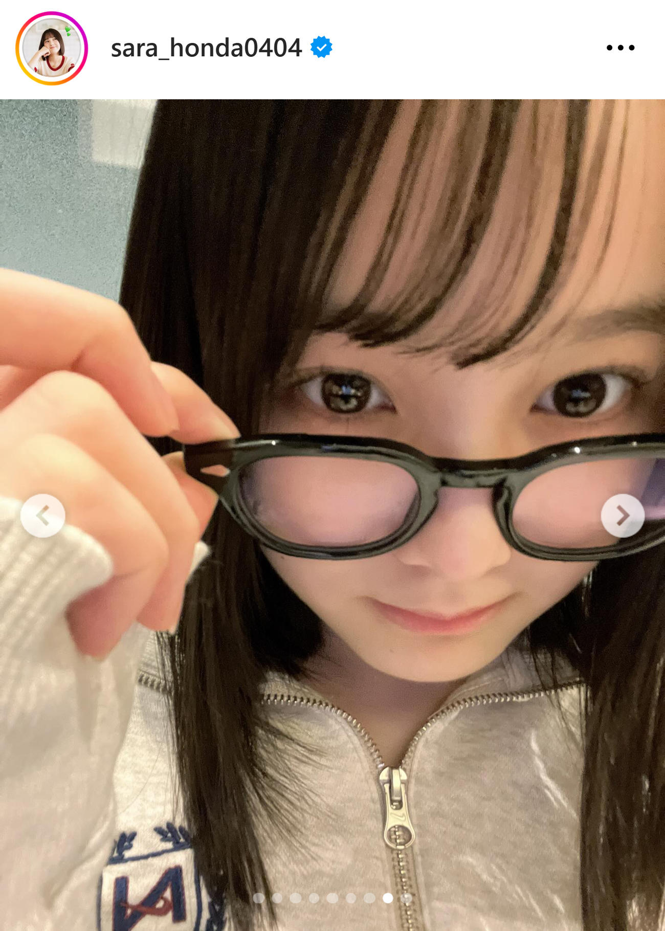 本田紗来のインスタグラムから