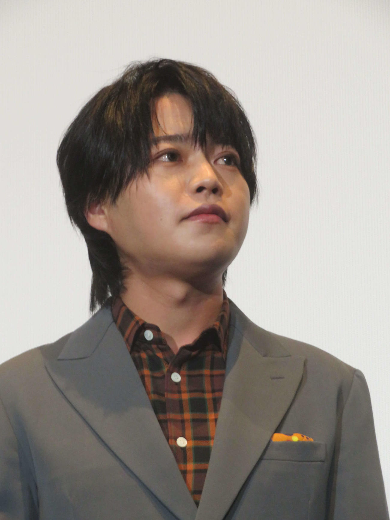 アニメ映画「メイクアガール」公開御礼舞台あいさつに出席した堀江瞬