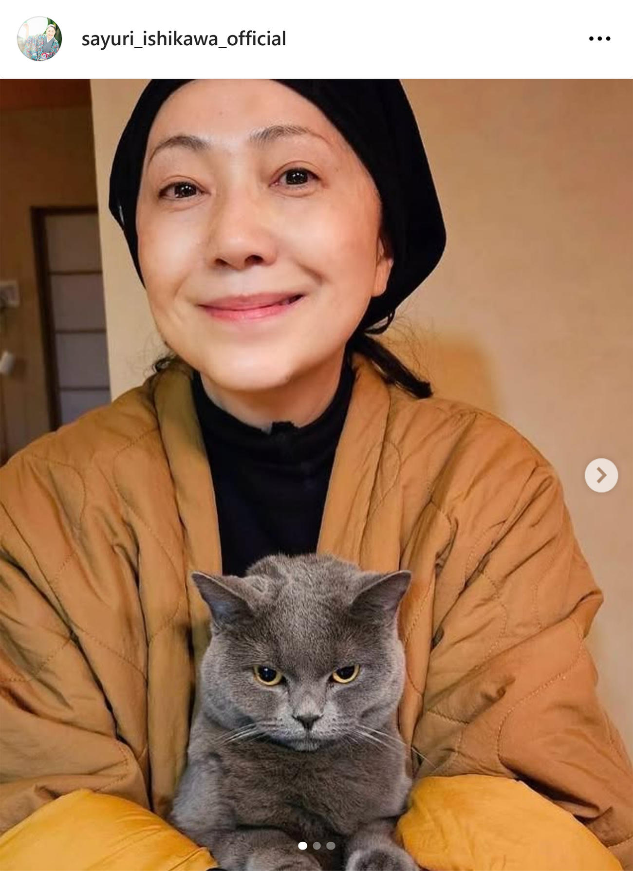 石川さゆりのインスタグラムから