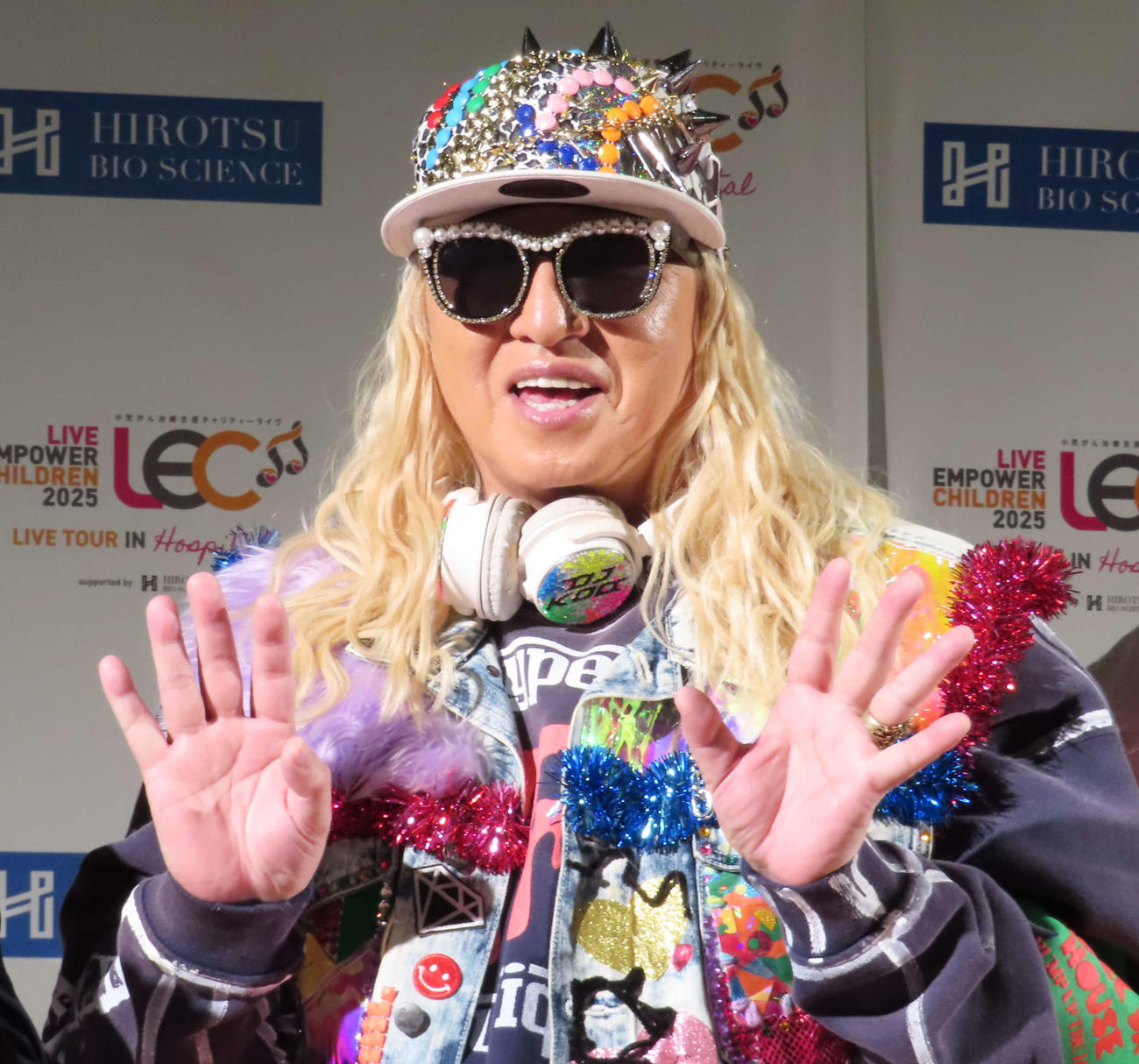 「LIVE EMPOWER CHILDREN 2025 LIVE TOUR IN HOSPITAL」に出演したDJ KOO（2025年2月5日撮影）