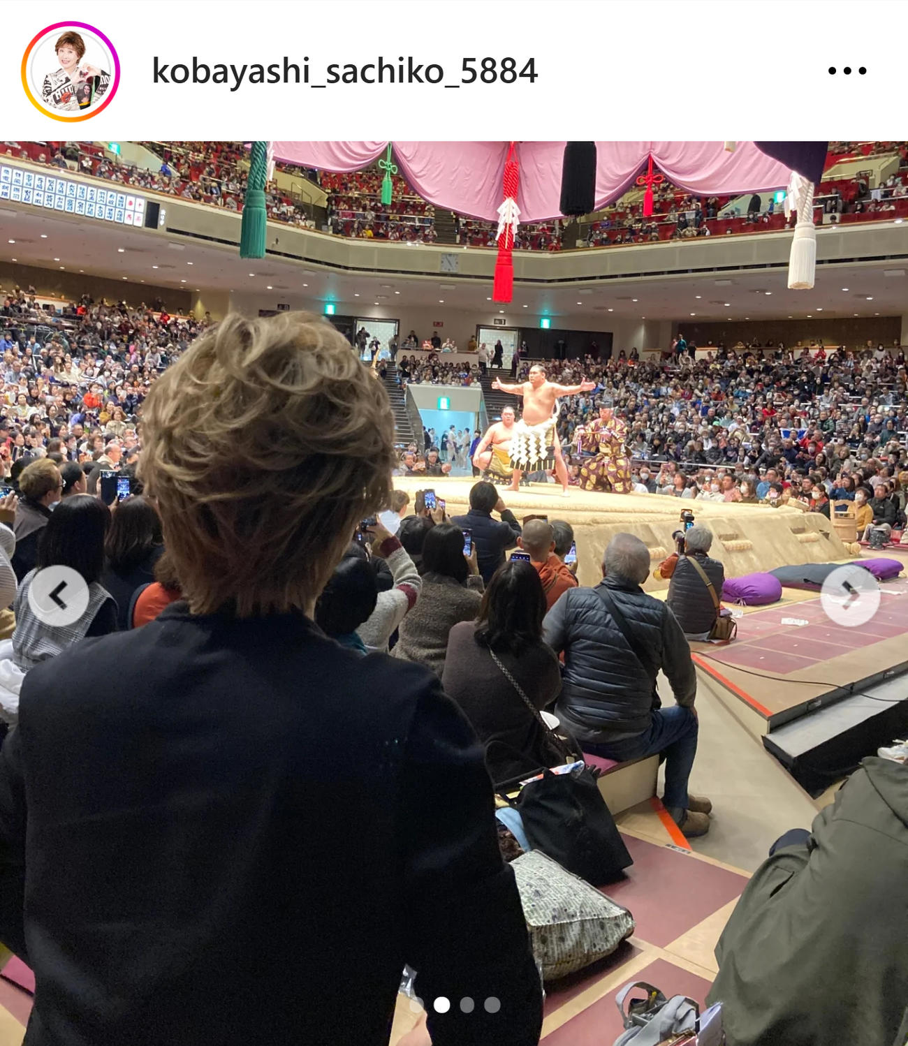 小林幸子のインスタグラムから