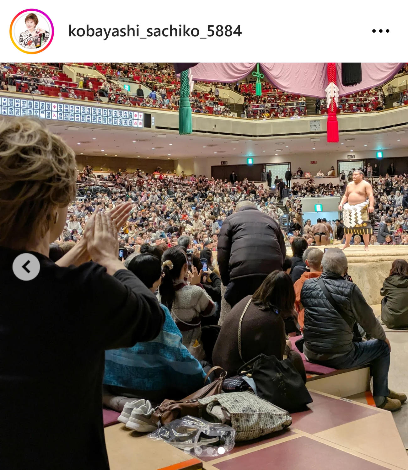 小林幸子のインスタグラムから