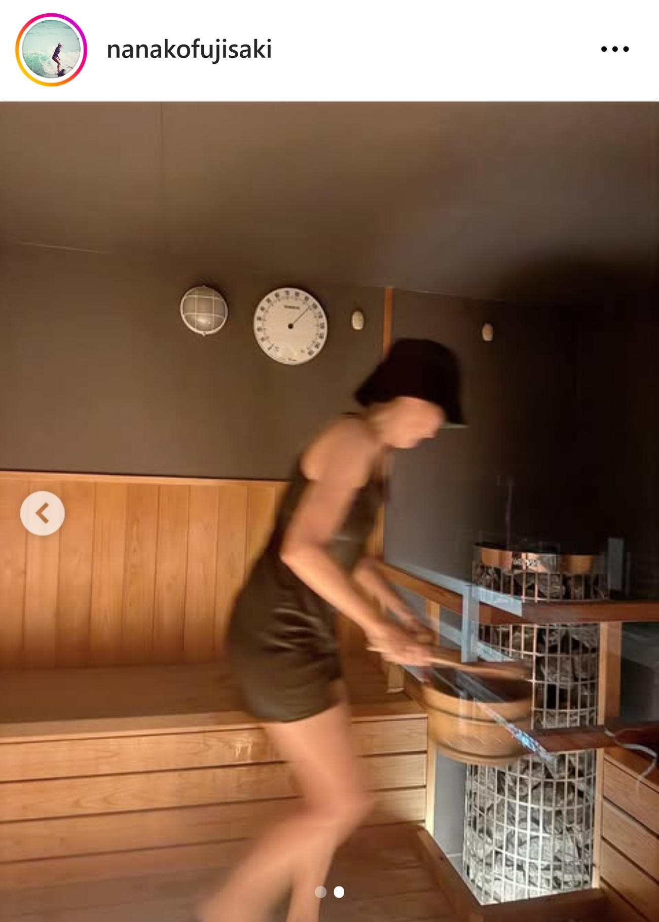 藤崎奈々子のインスタグラムから