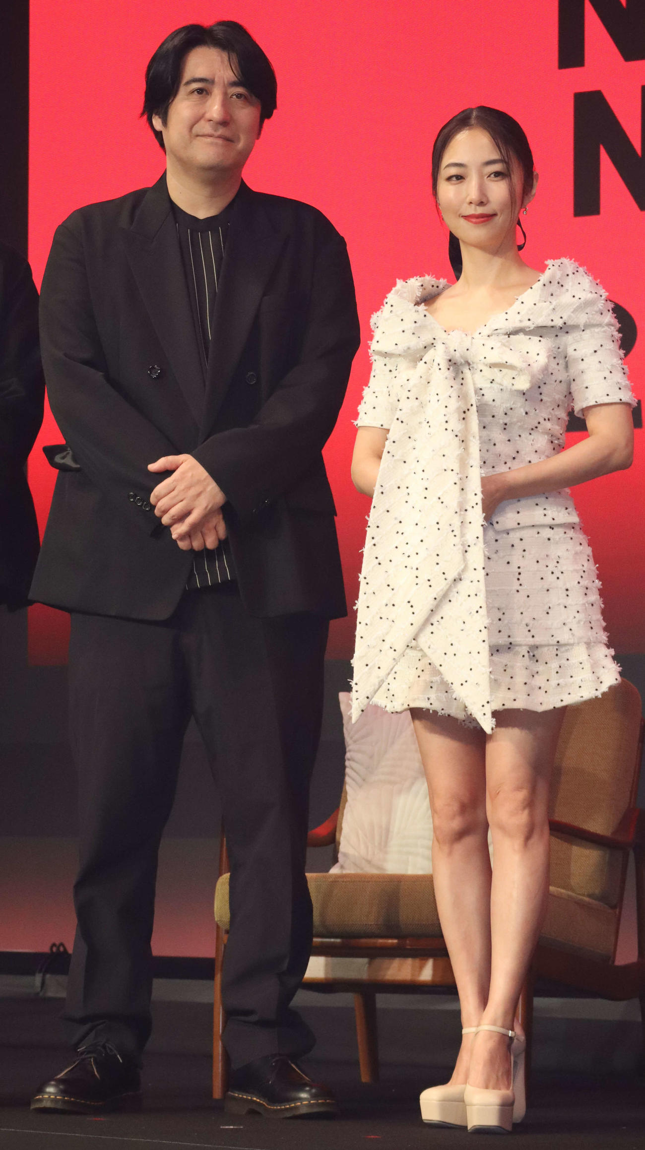 「Next on Netflix 2025」に出席した佐久間宣行さん（左）、MEGUMI