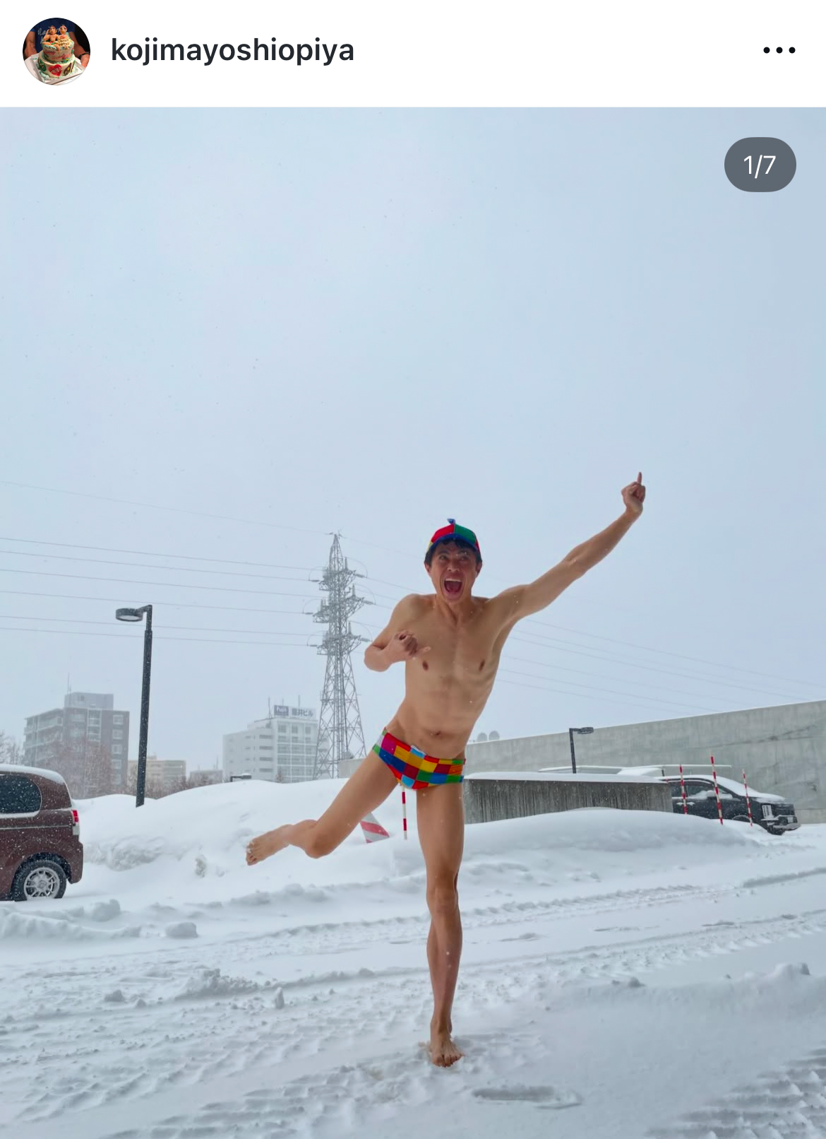 小島よしおのインスタグラムから