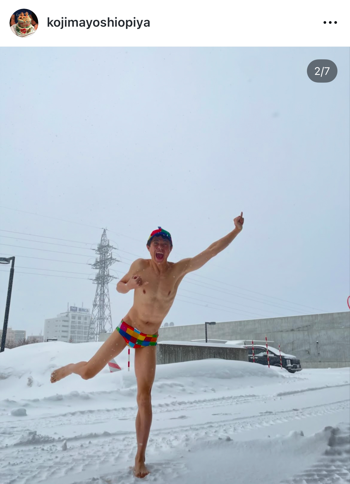 小島よしおのインスタグラムから