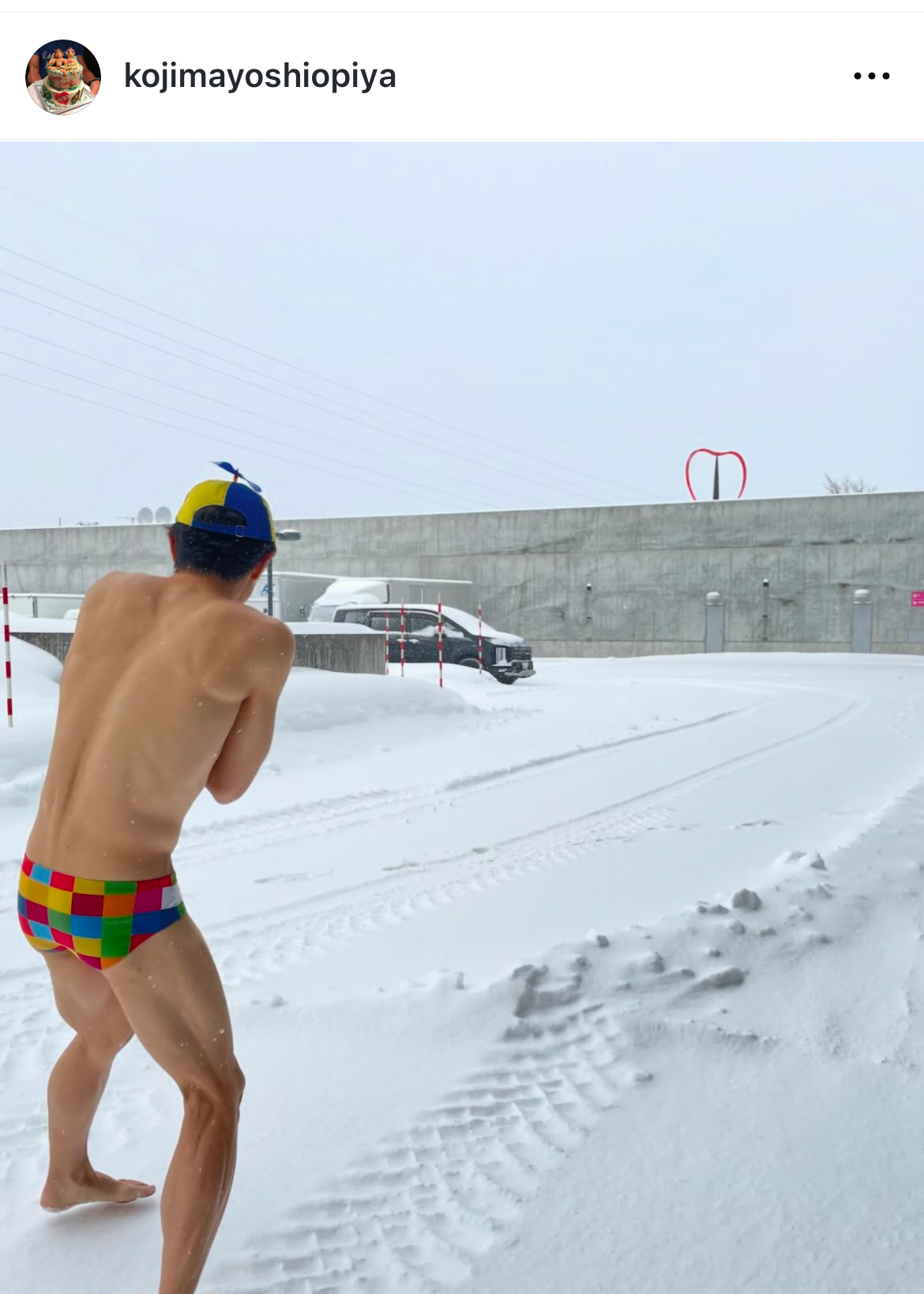 小島よしおのインスタグラムから
