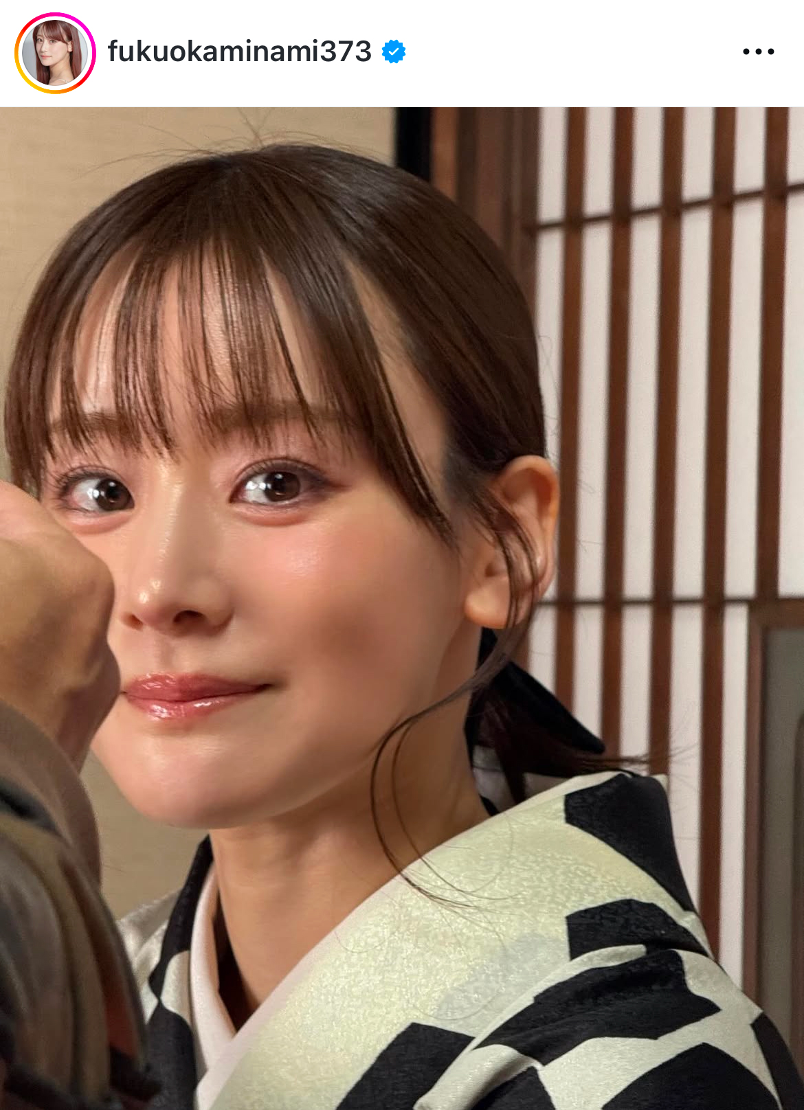 福岡みなみのインスタグラムから