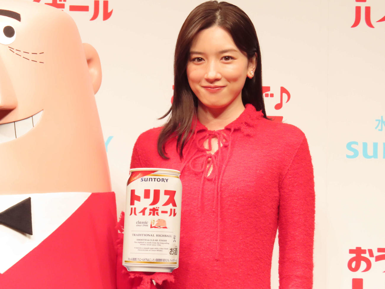 サントリートリス新CM発表会に出席した永野芽郁
