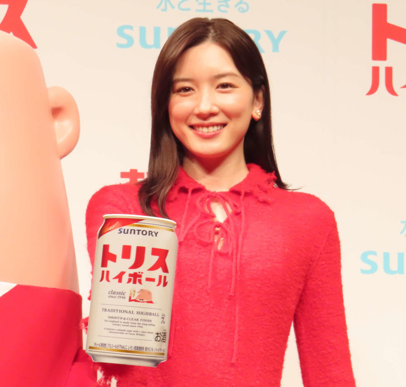 サントリートリス新CM発表会に出席した永野芽郁
