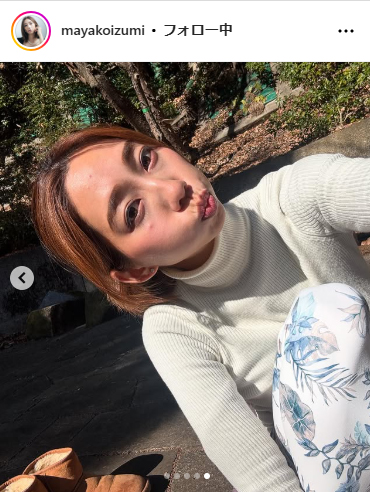 小泉麻耶のインスタグラムから