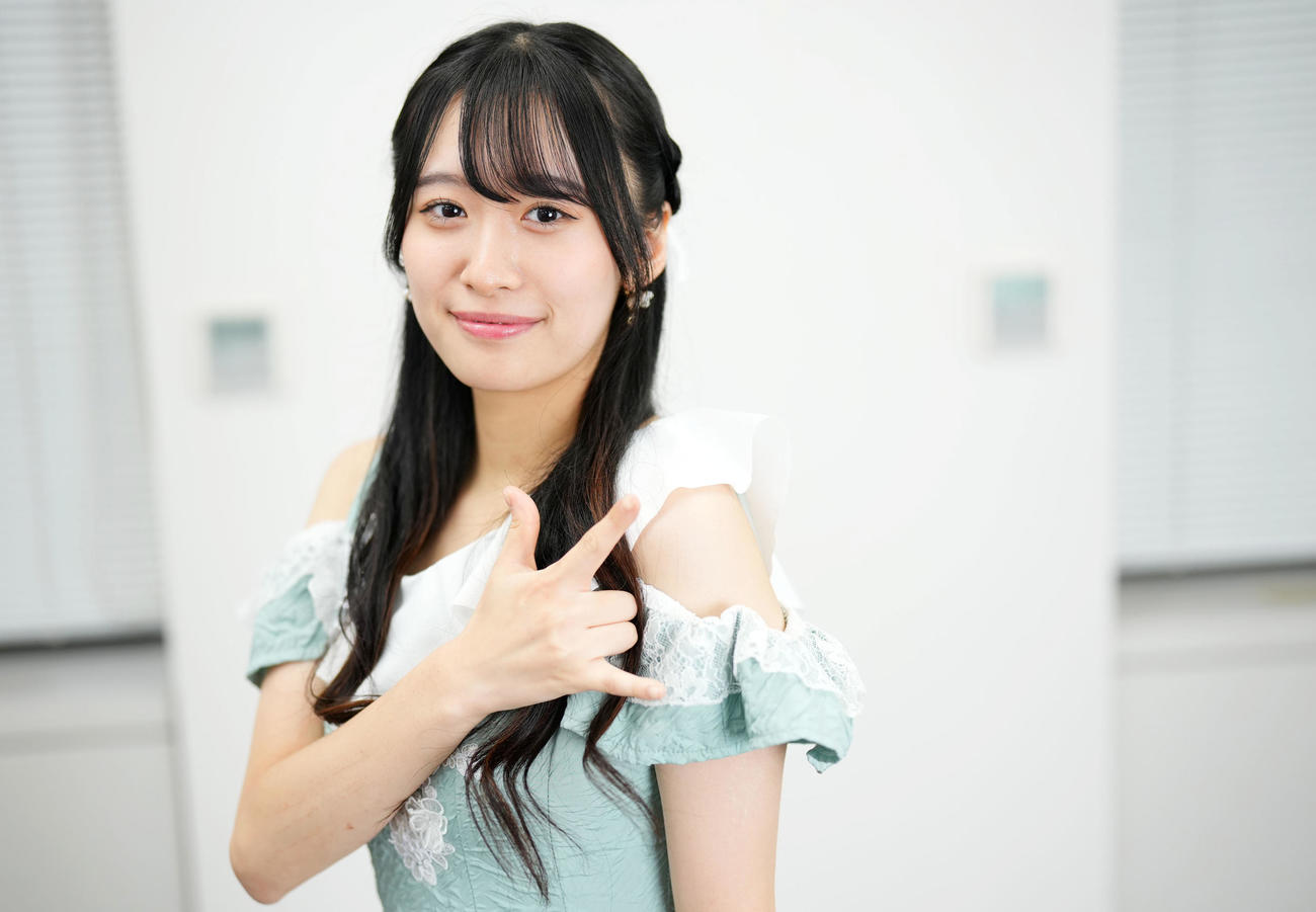 Merci Merciの高橋七海（撮影・横山健太）