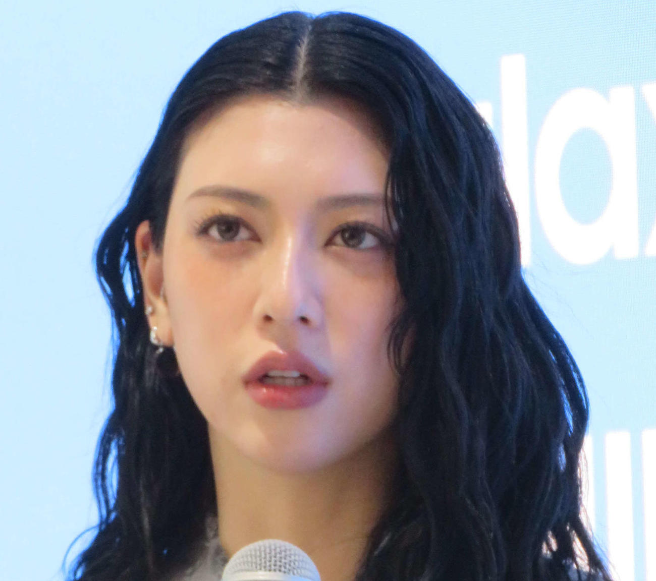 「Samsung Galaxy S25シリーズ」発売記念イベントに出席した三吉彩花（撮影・村上幸将）