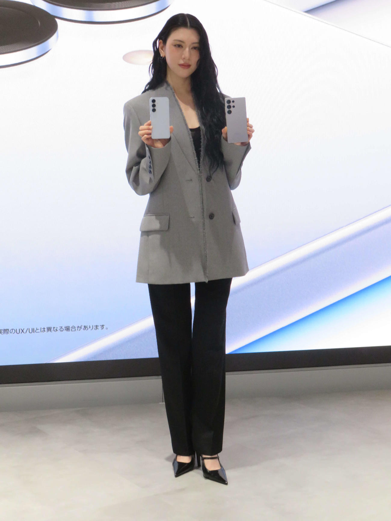 「Samsung Galaxy S25シリーズ」発売記念イベントに出席した三吉彩花（撮影・村上幸将）