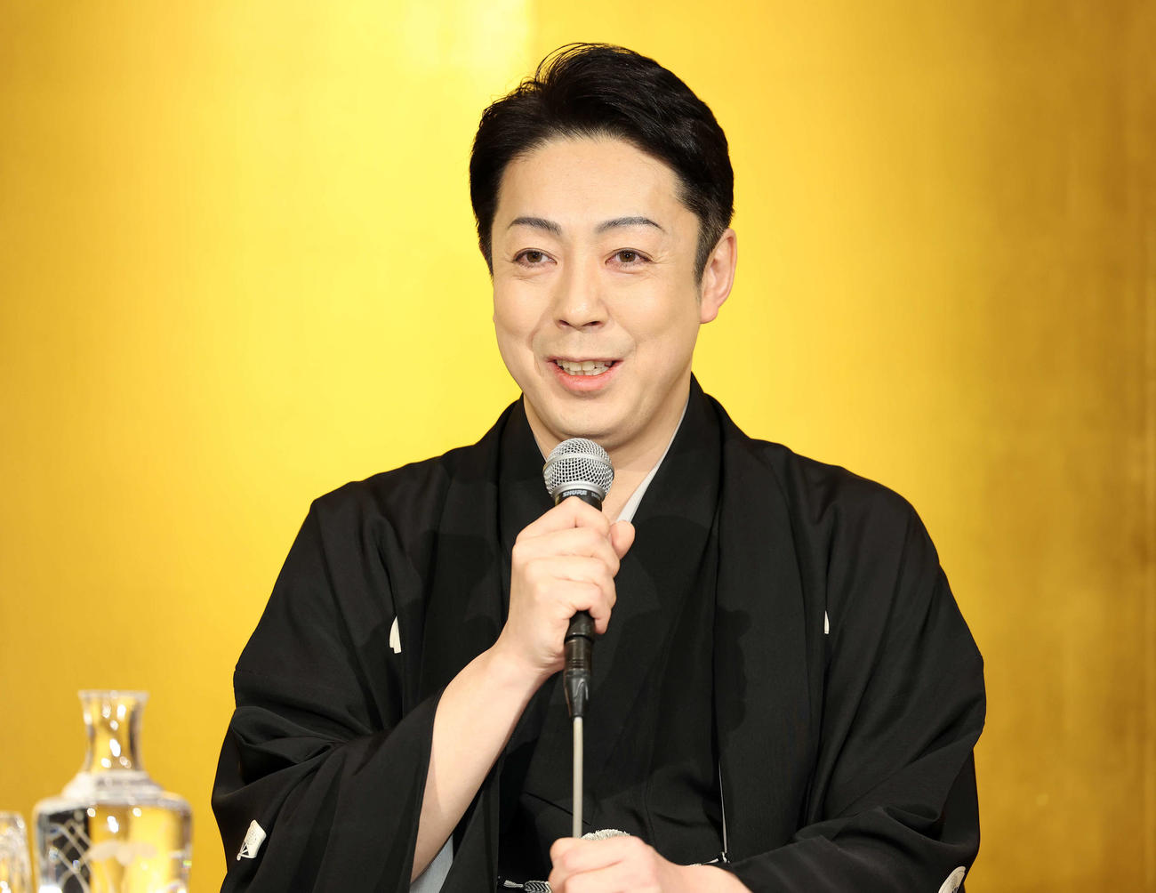 八代目尾上菊五郎を襲名する尾上菊之助（撮影・鈴木正人）
