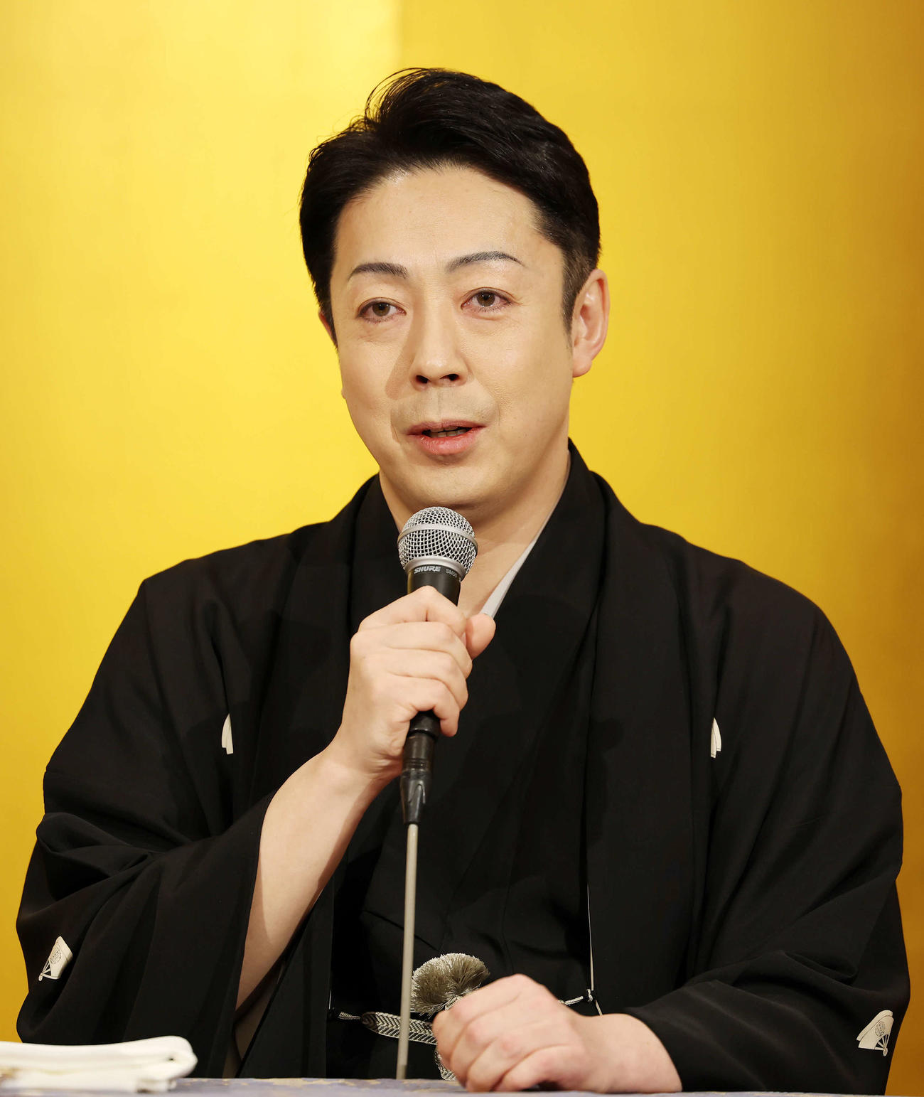 八代目尾上菊五郎を襲名する尾上菊之助（撮影・鈴木正人）