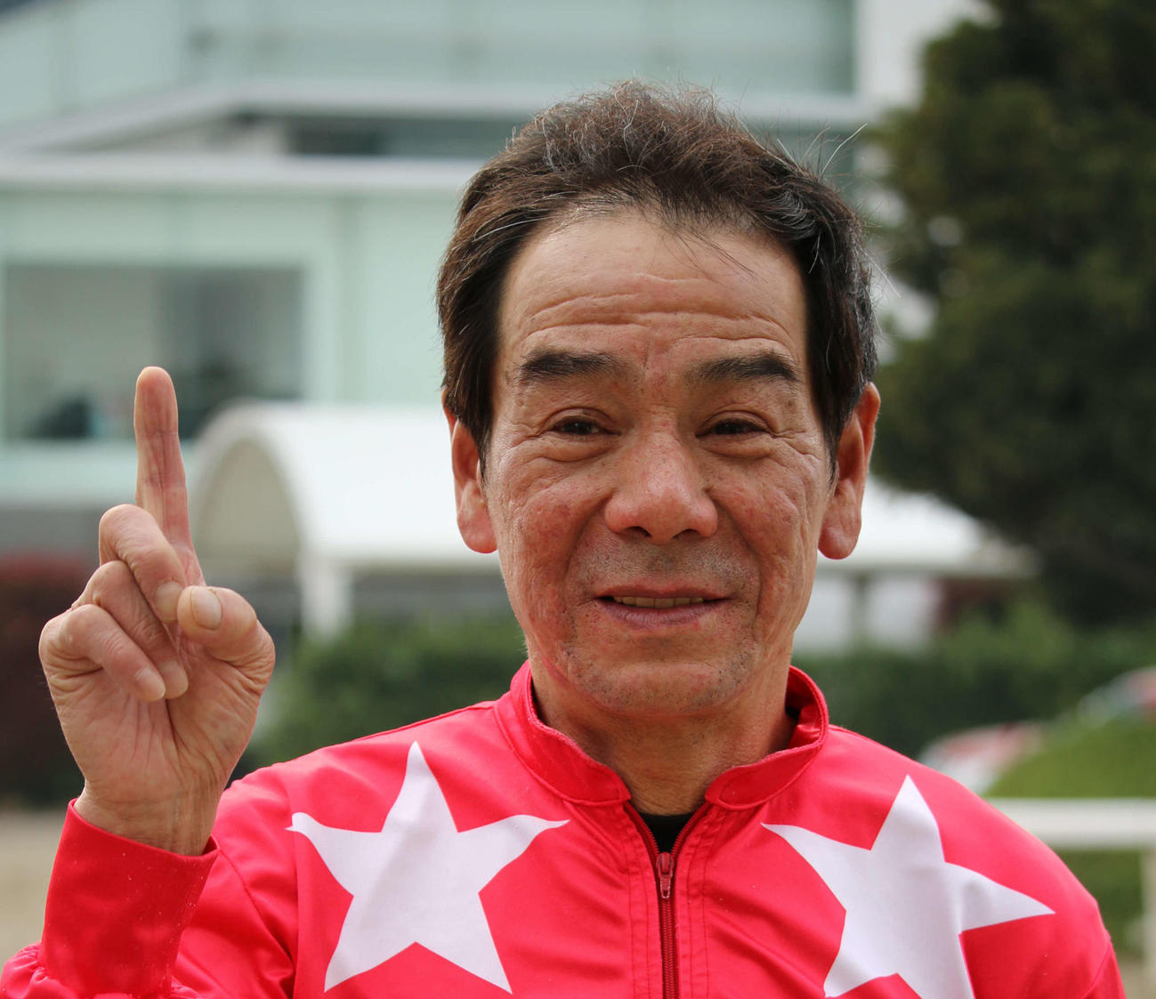 的場文男騎手（2018年撮影）