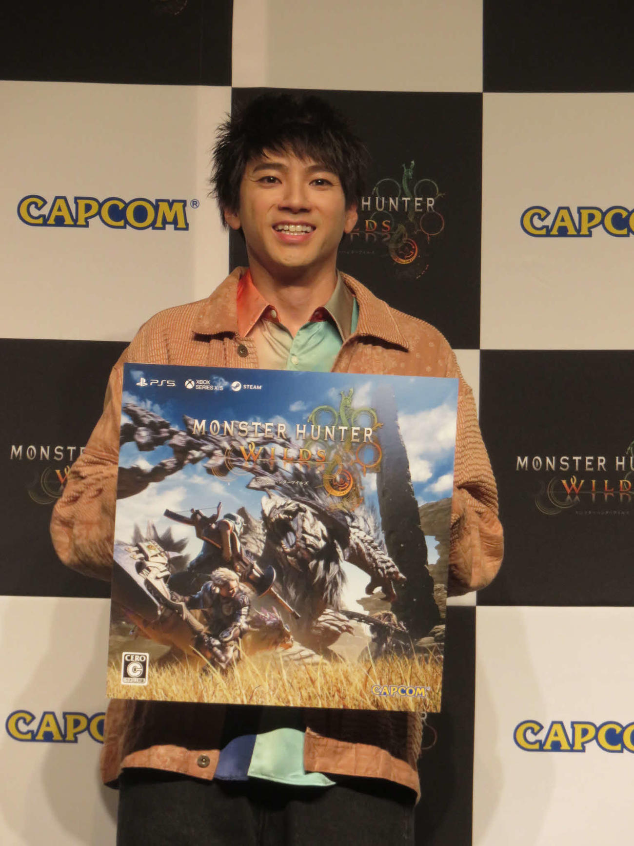 「モンスターハンターワイルズ」の発表会に出席した山田裕貴