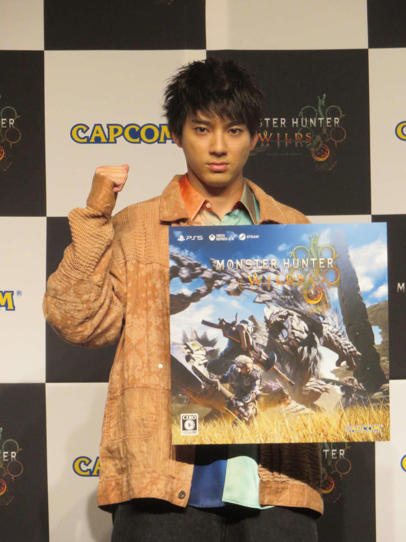 「モンスターハンターワイルズ」の発表会に出席した山田裕貴