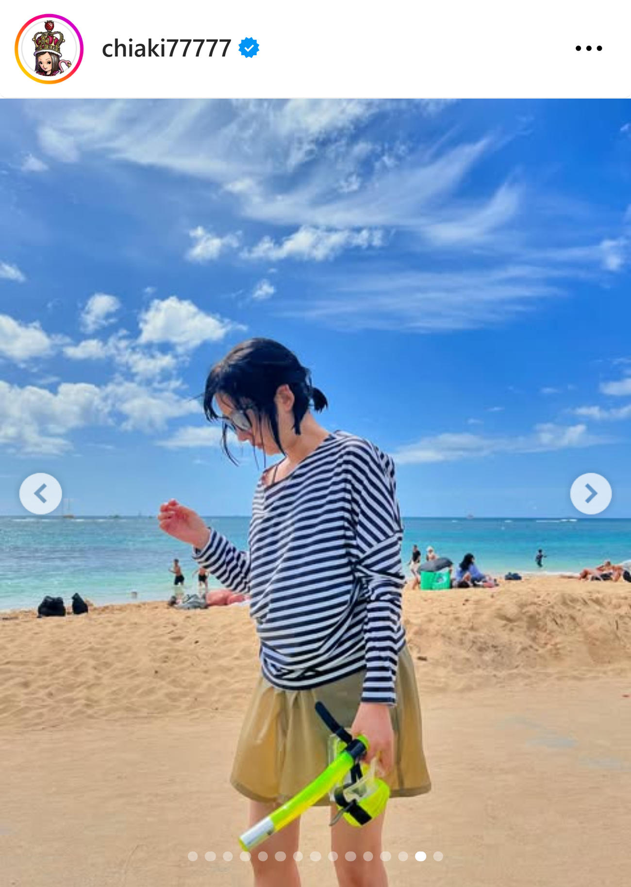 千秋のインスタグラムから