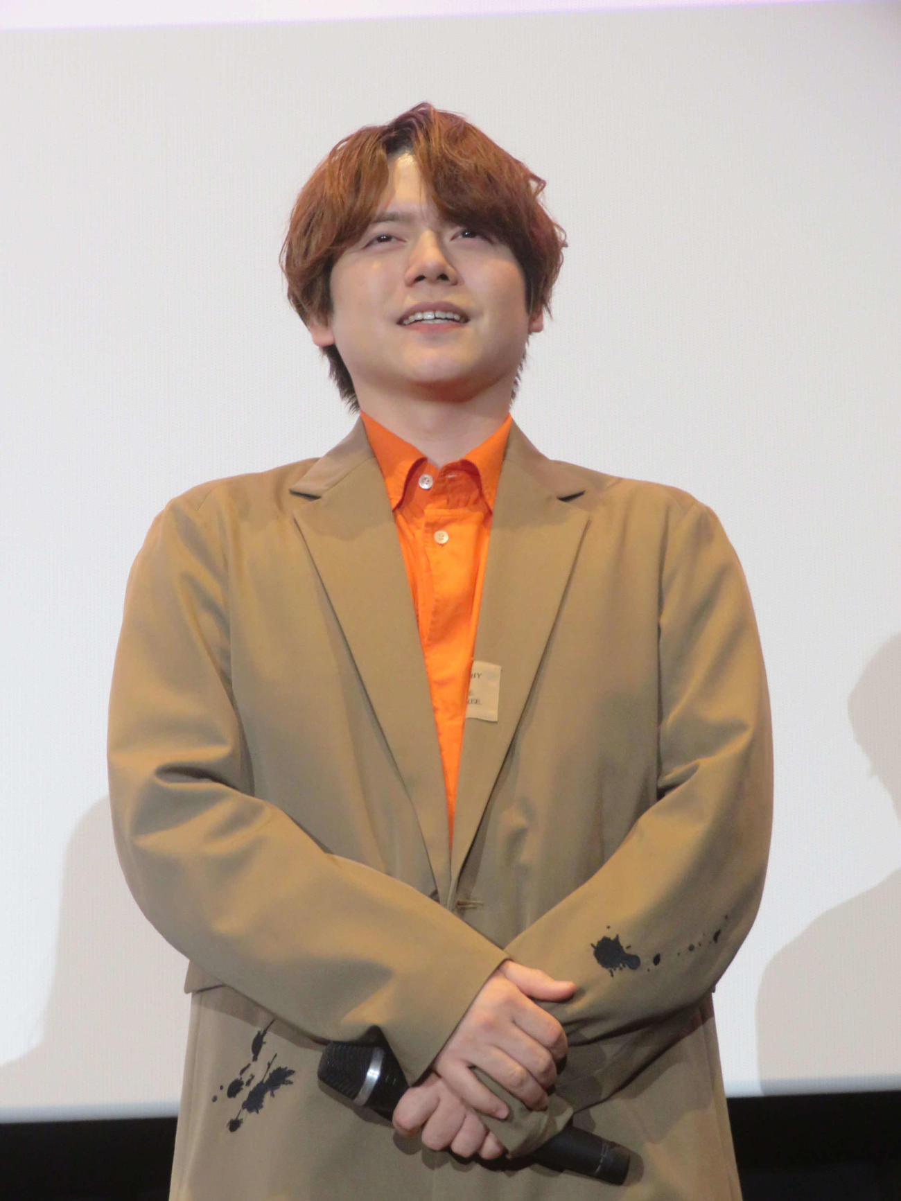 アニメ映画「映画　先輩はおとこのこ　あめのち晴れ」公開記念舞台あいさつに出席した内田雄馬