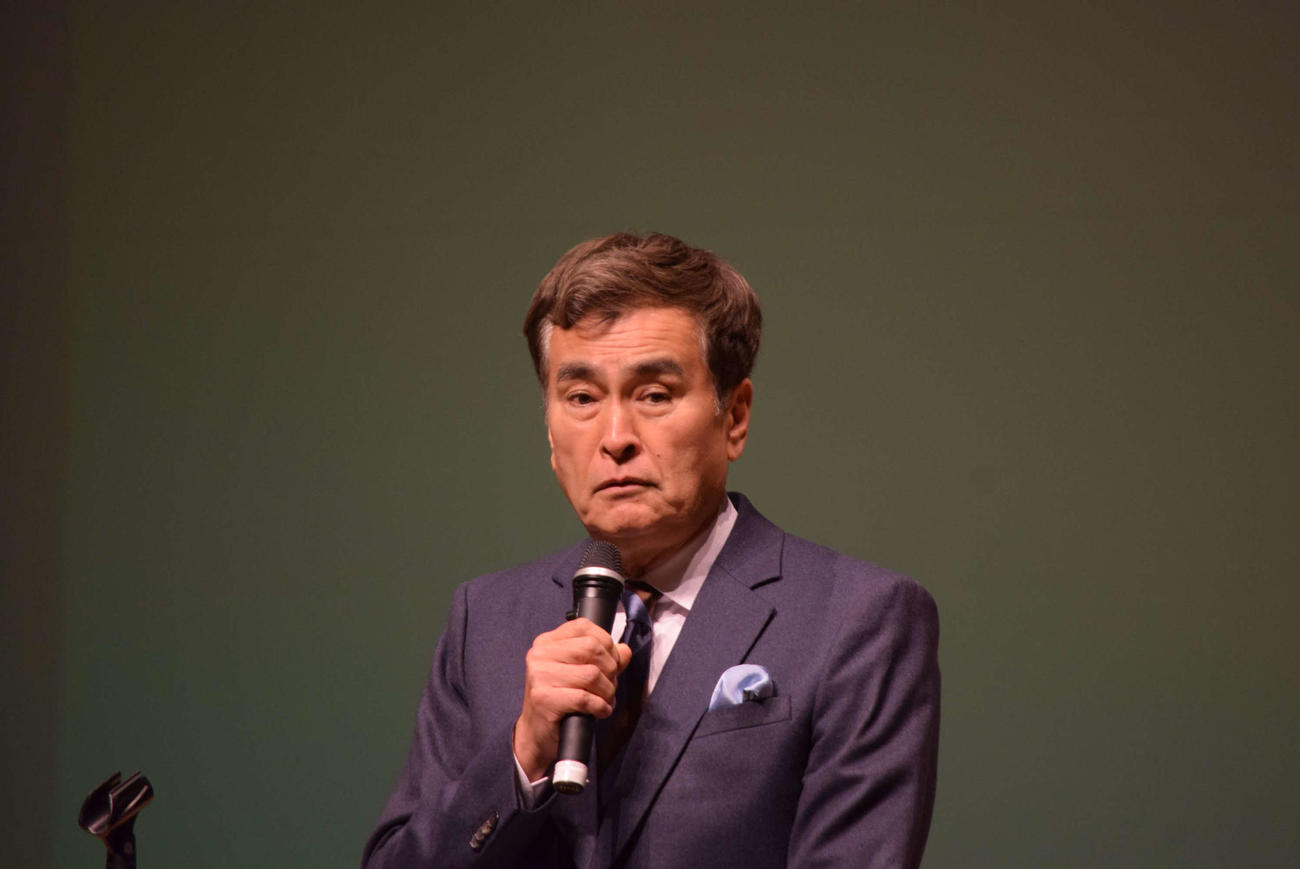 講演を行った石原良純（撮影・阪口孝志）
