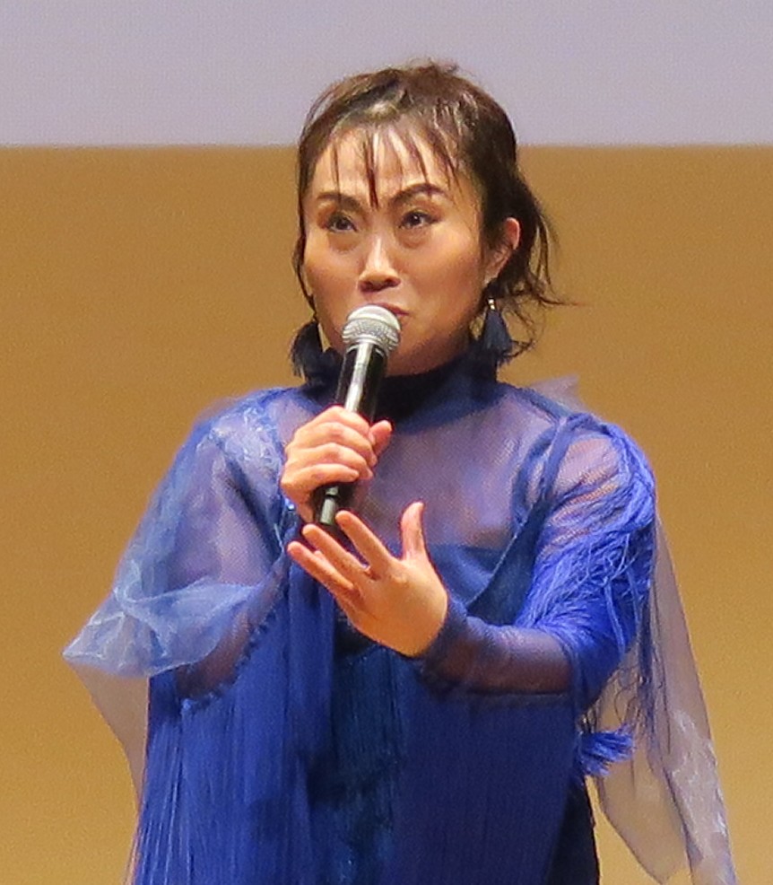 文部科学省「トビタテ!留学JAPAN」留学成果報告会に登場したキンタロー。