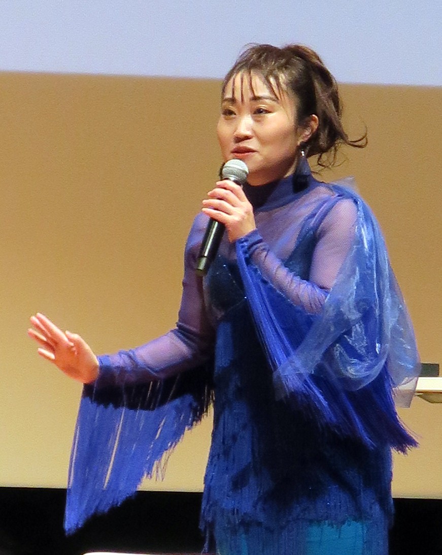 文部科学省「トビタテ!留学JAPAN」留学成果報告会に登場したキンタロー。