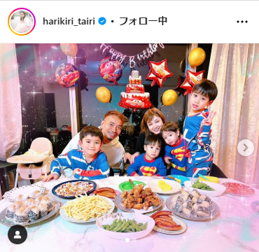 平愛梨のインスタグラムから