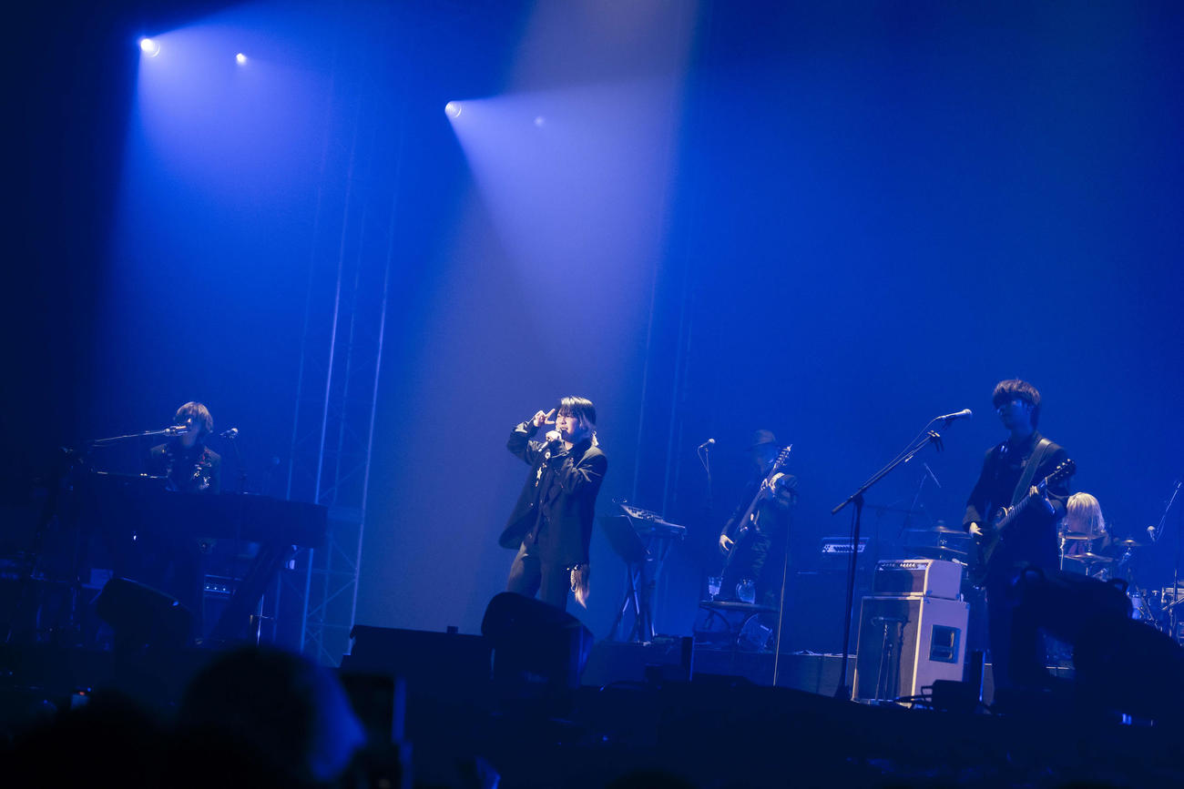 初の韓国単独公演を行ったMrs. GREEN APPLE（田中聖太郎写真事務所撮影）