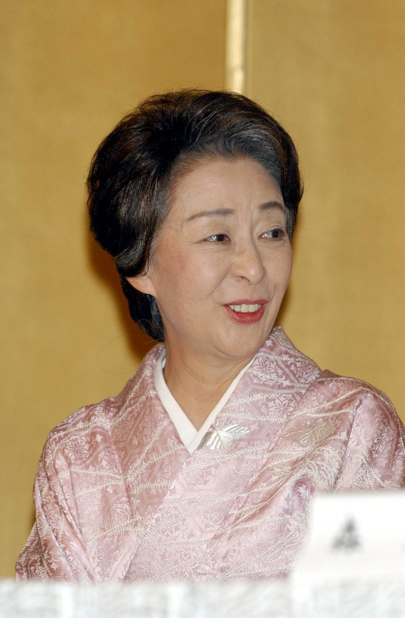 池内淳子さん（2004年11月撮影）